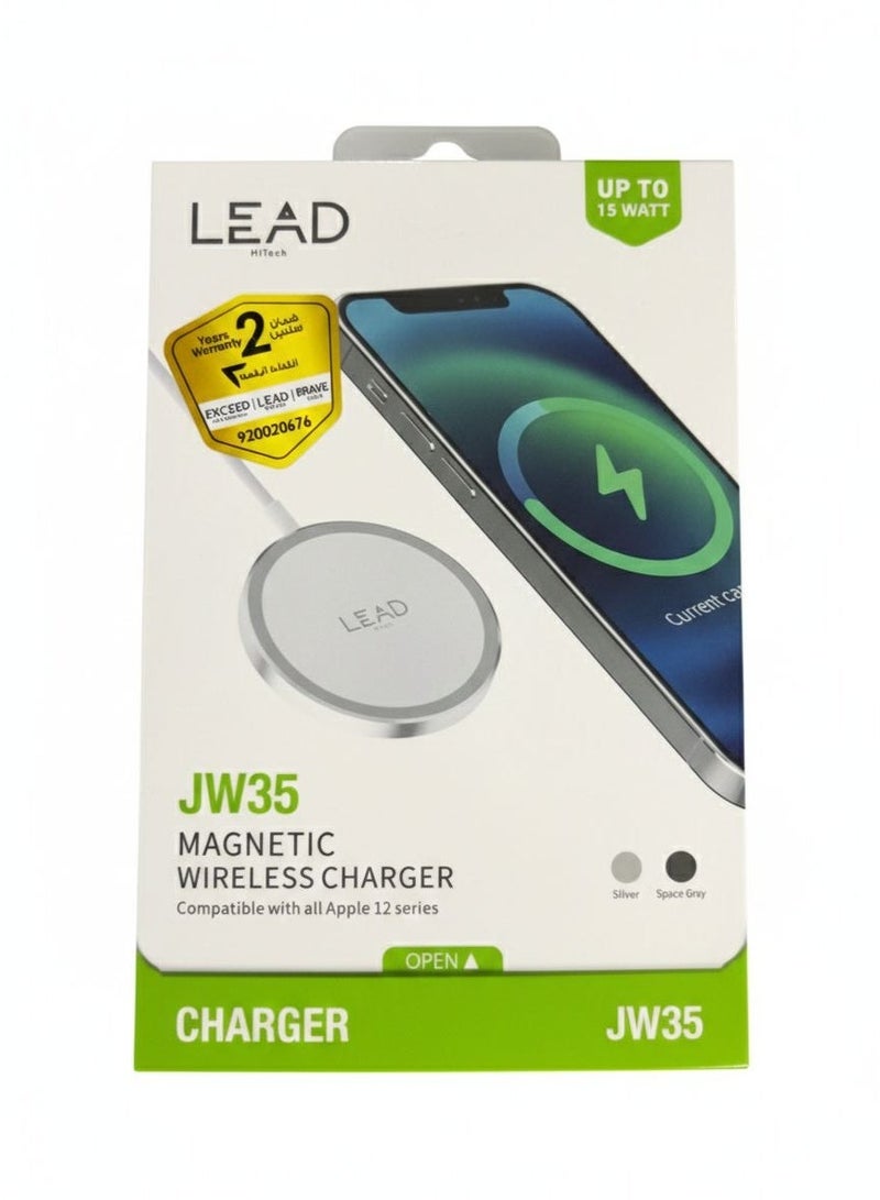 MAGNETIC WIRELESS CHARGER JW35, Designed for iPhones